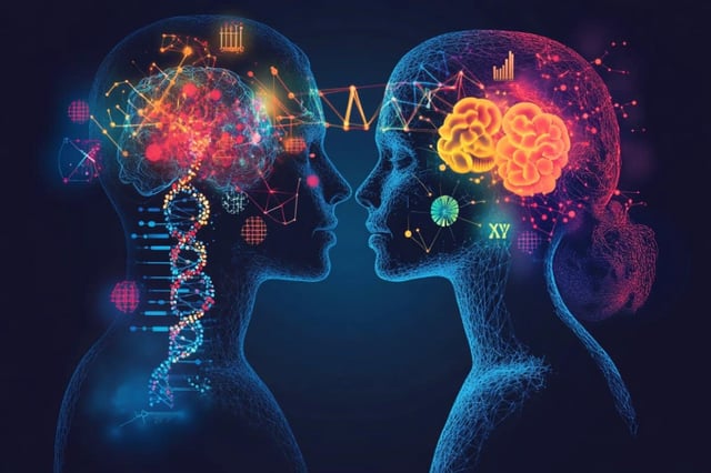 Instead, the authors highlight the importance of looking beyond genetics – and other medical factors such as hormones – when comparing health risks and outcomes between males and females. Credit: Neuroscience News