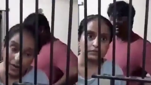 A couple in Mumbai was filmed asking a pizza delivery agent to speak Marathi 