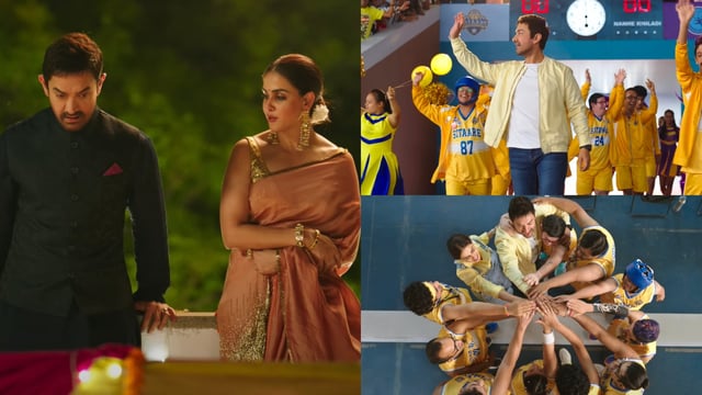 Aamir Khan and Genelia Deshmukh in Sitaare Zameen Par