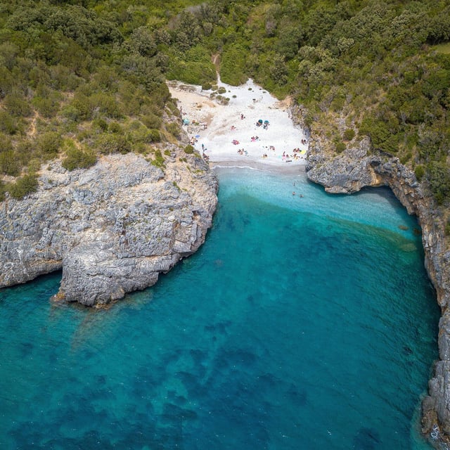 Urlaub in Italien - Marina di Camerota, Kampanien, Strand Cala Bianca