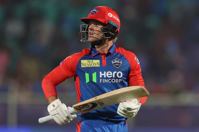 Cricket - Indian Premier League - IPL - Delhi Capitals v Lucknow Super Giants - ACA-VDCA Cricket Stadium, Visakhapatnam, India - March 24, 2025 Delhi Capitals' Jake Fraser-McGurk walks back to pavilion after losing his wicket, caught by Lucknow Super Giants' Ayush Badoni off the bowling of Shardul Thakur REUTERS/Francis Mascarenhas