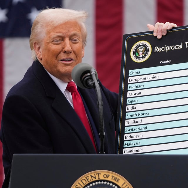 US-Präsident Donald Trump muss viele seiner angekündigten Zölle wieder aussetzen. 