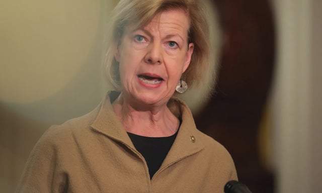 Senator Tammy Baldwin said closing the 988 lifeline would be &#39;reckless&#39;. (Getty)