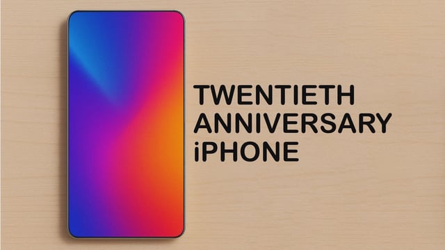 The twentieth anniversary iPhone might use a design that breaks away from today’s models.