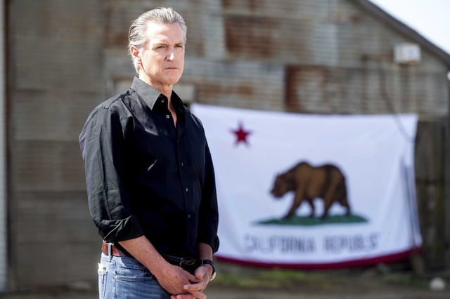 California Gov. Gavin Newsom was set to unveil his budget proposal on Wednesday in Sacramento.
