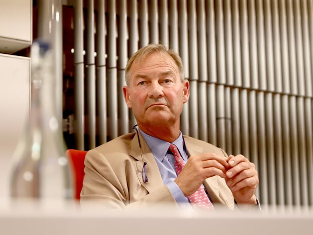 Reform UK MP for Great Yarmouth, Rupert Lowe, during a press conference in Westminster, central London. Picture date: Friday July 5, 2024. (Photo by Tejas Sandhu/PA Images via Getty Images)