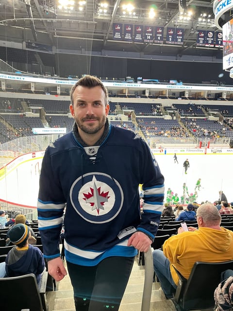 This undated handout photo shows Mykhailo Ivanov in Winnipeg. The 42-year-old immigrated to Winnipeg a little over two years ago to flee the war in Ukraine. THE CANADIAN PRESS/HO-Mykhailo Ivanov *MANDATORY CREDIT*