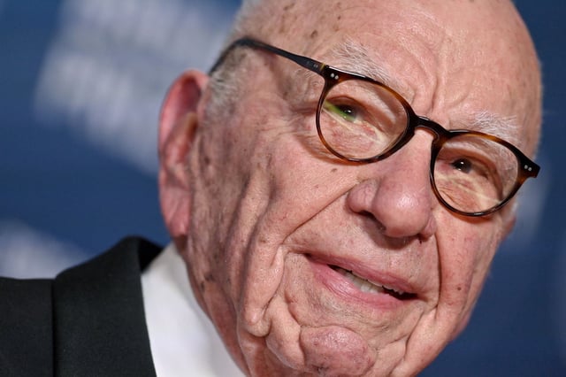 SANTA MONICA, CALIFORNIA - APRIL 05: Rupert Murdoch attends the 11th Breakthrough Prize Ceremony at Barker Hangar on April 05, 2025 in Santa Monica, California.  (Photo by Axelle/Bauer-Griffin/FilmMagic)