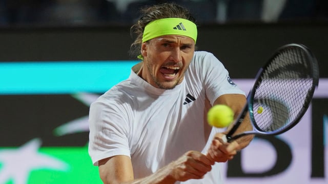 Alexander Zverev während des Italian Open in Rom