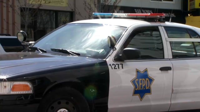 File image of a San Francisco Police Department car.