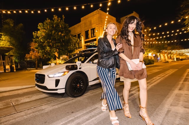 A Waymo One vehicle serving riders in Los Angeles. Waymo, the autonomous vehicle subsidiary of Alphabet, recalled more than 1,200 self-driving vehicles late last year following a series of minor collisions with stationary barriers such as gates and chains, according to regulatory filings made public this week.