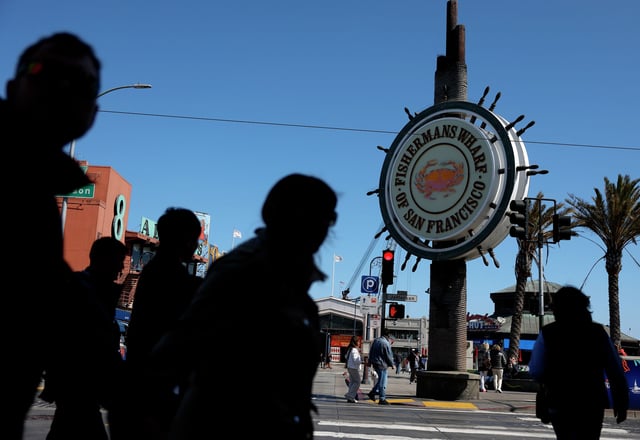 A man was shot and killed in a vehicle near the Fisherman&#39;s Wharf tourist area.