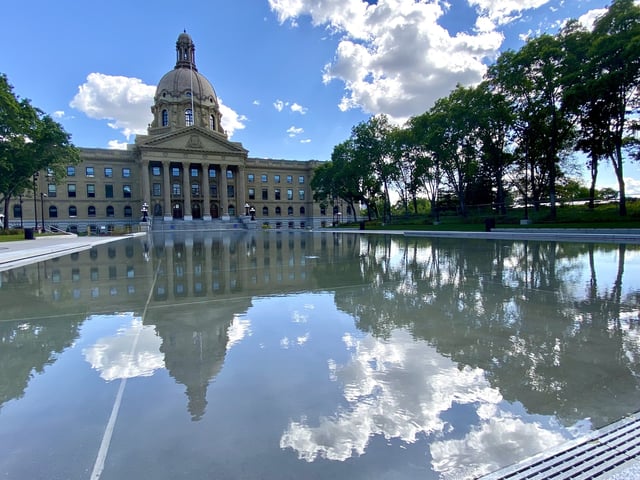 The Alberta legislature pictured in Edmonton Friday, June 28, 2024.