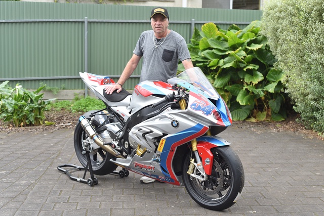 Barry Collins has been working towards hitting the track for this weekend's Cancer Council Cup event at McNamara Park for five months, after overcoming cancer himself. (James Murphy: 478233)