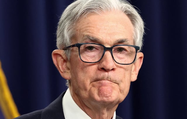 U.S. Federal Reserve Chair Jerome Powell attends a press conference following a two-day meeting of the Federal Open Market Committee on interest rate policy in Washington, D.C., U.S., May 7, 2025. REUTERS/Kevin Lamarque/File Photo