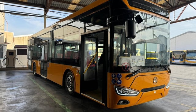Uno de los nuevos autobuses que entrará en servicio.