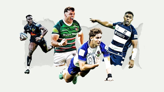 The freewheeling Brown-Bampoe, leading tryscorer Hassell-Collins, promising prospect Donoghue and freight train Mata are all in Premiership action this weekend