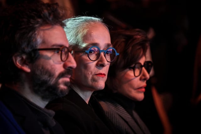 Delphine Ernotte était présente à la 40e cérémonie des Victoires de la musique à la Seine Musicale, le 14 février 2025.