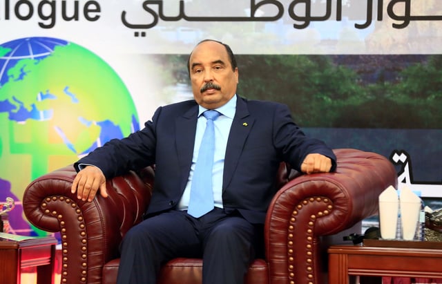 Mauritania's President Mohamed Ould Abdel Aziz attends the closing session ofÊSudan's National Dialogue at the Friendship Hall in Khartoum, Sudan, October 10, 2016. REUTERS/Mohamed Nureldin Abdallah/File Photo