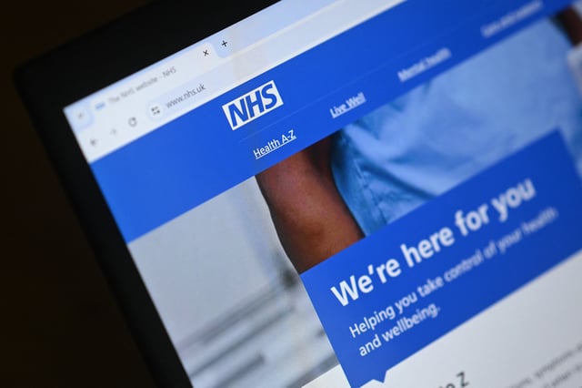 An illustration taken on July 7, 2024 shows the National Health Service (NHS) website displayed on a screen. Prime Minister Keir Starmer has a daunting in-tray when his Labour party gets to work governing Britain after almost a decade and a half in opposition. Often the highest priority for UK voters, the country&#39;s free-at-point-of-use National Health Service (NHS) is currently buckling under the strain of tight budgets, a 7.5-million person waiting list that ballooned during Covid, staff shortages and strikes. (Photo by JUSTIN TALLIS / AFP) (Photo by JUSTIN TALLIS/AFP via Getty Images)