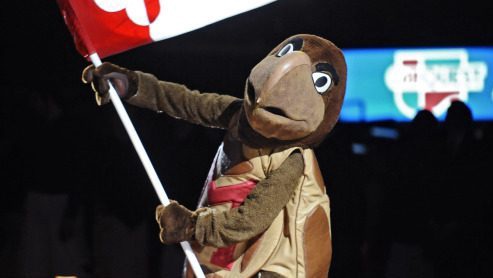 As read on Testudo Times
Q: Early this month, the University of Maryland men’s basketball team landed a talented, if somewhat controversial, transfer player from this midwestern university. Hint: It’s the only division one school whose name starts with the letter “X.”
Answer on next slide
Above: The Terps’ mascot waves a Maryland flag before a men’s basketball home game Wake Forest on January 11, 2012.