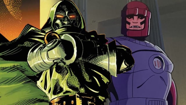 Doctor Doom and a Sentinel
