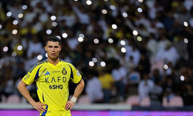 Soccer Football - Saudi Pro League - Al Wehda v Al Nassr - King Abdul Aziz Stadium, Mecca, Saudi Arabia - February 25, 2025  Al Nassr's Cristiano Ronaldo reacts. REUTERS/Stringer/File Photo