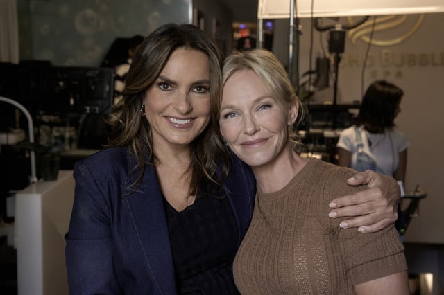 It's safe to say no one is happier to have Giddish back full time than Hargitay.