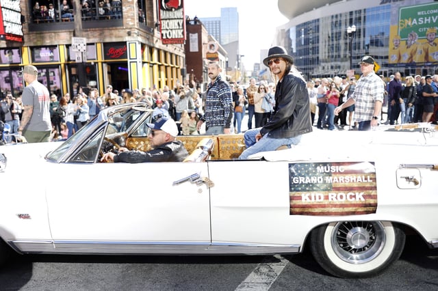 Kid Rock attends the 2023 Veteran&#39;s Day Parade on November 11, 2023 in Nashville, Tennessee.