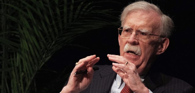 John Bolton, Trumps ehemaliger Nationaler Sicherheitsberater