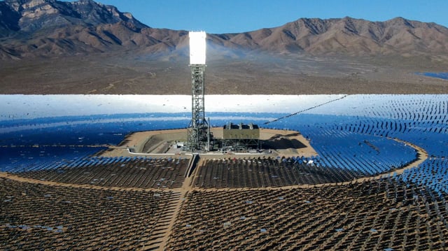 Representative image: Solar Panels Farm along the Nevada and California state lines.