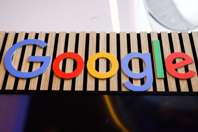 Google logo during World News Media Congress at ICE Krakow Congress Centr in Krakow, Poland on May 4th, 2025. The 76th World News Media Congress is the biggest event in the news publishing industry, exploring the ongoing transformation of news media, with Mastering Mediaâs New Playbook a central theme. (Photo by Beata Zawrzel/NurPhoto)