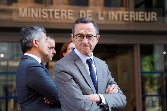 Le ministre de l’Intérieur Bruno Retailleau, le 14 mai.