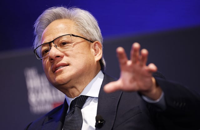 Nvidia CEO Jensen Huang in Washington on April 30, 2025.