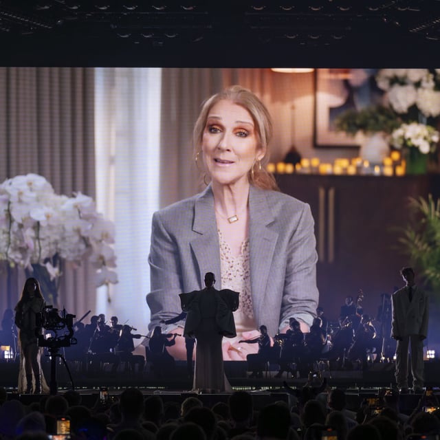 Céline Dion meldet sich mit einer Videobotschaft bei der Probe des 69. Eurovision Song Contests