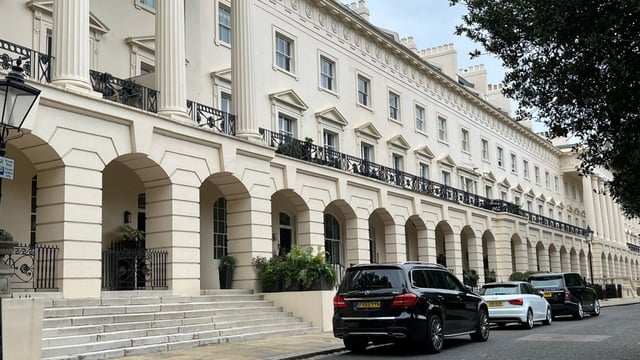 The seven-bedroom mansion is located on one of London’s most exclusive postcodes