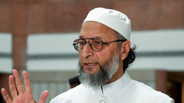 All India Majlis-E-Ittehadul Muslimeen (AIMIM) chief and MP Asaduddin Owaisi 