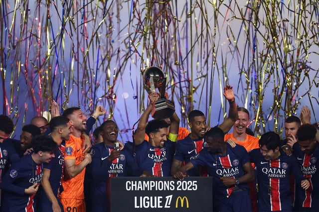 13e titre de champion de France pour le PSG, le 10e pour Marquinhos.