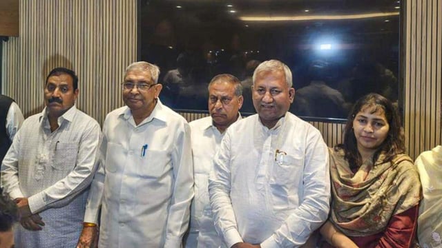 The AAP councillors who formed Indraprastha Vikas Party. (PTI)