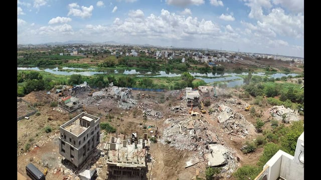 Flood lines are demarcated by the irrigation department based on flood risk assessments, and any construction activity within these zones is prohibited. (MAHENDRA KOLHE/ HT)