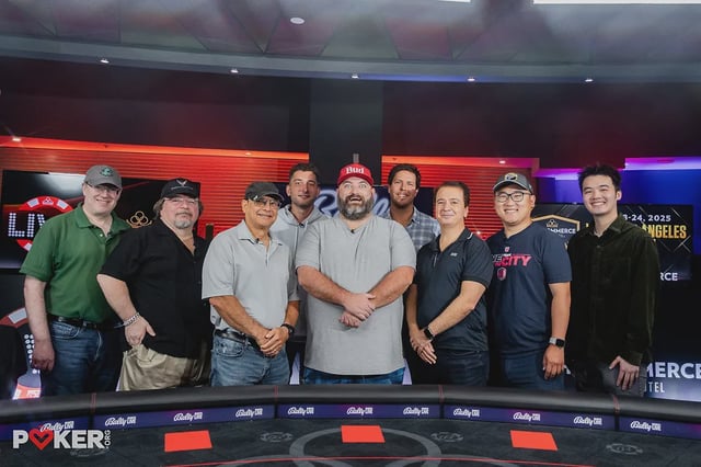 Scott Stewart was the centerpiece of a stellar final table, but he bowed out early in 9th. 