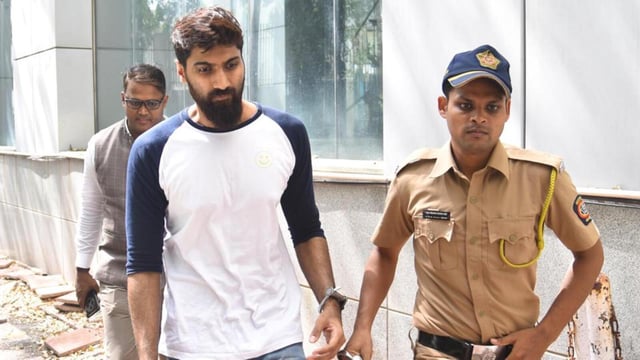 Mumbai, India – 17, May 2025: The National Investigation Agency (NIA) arrested two terrorists, allegedly attached to the sleeper cell of banned terror outfit (ISIS) from Mumbai airport, the duo were produced at the Special NIA Court of Mumbai, in Mumbai, India, on Saturday, May 17, 2025. (Photo by Bhushan Koyande/HT Photo)