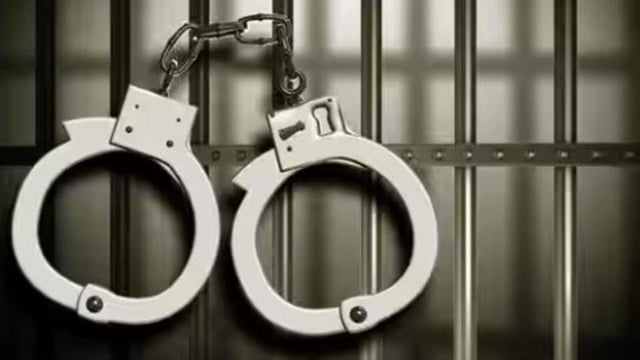 Balvant Khabad was arrested on Saturday. (HT PHOTO)