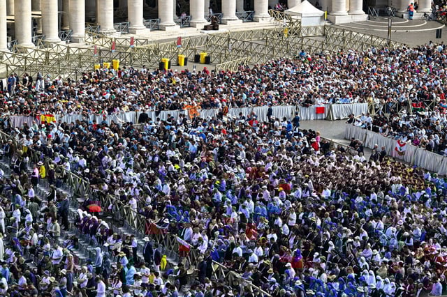 La misa de inicio del pontificado del Papa León XIV.