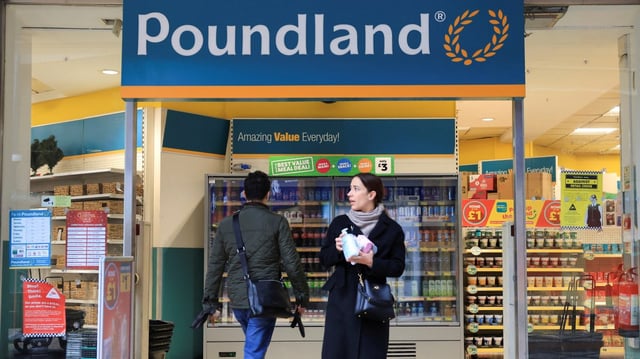 Poundland employs about 16,000 people and has 825 shops