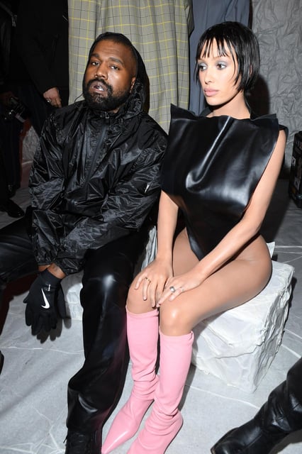 Kanye West and Bianca Censori.