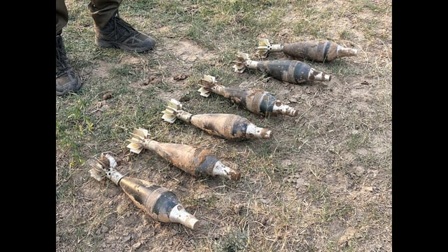 Shells were found in border areas of Jhullas, Salotri, Dharati and Salani villages. (ANI)