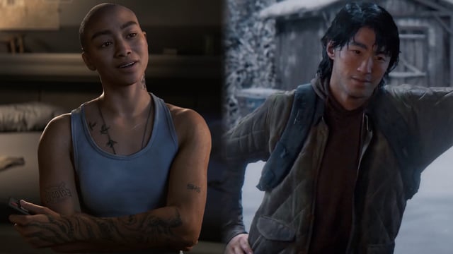 Jordan in Intergalactic next to Jesse in The Last of Us Part 2