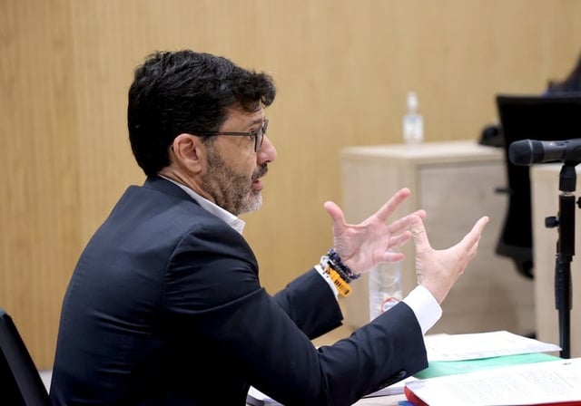 Jesús León en su intervención ante el juez por el Caso Saqueo del Córdoba CF SAD