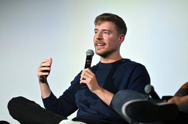 MrBeast at the Love, Death + Robots - NY Special Screening at Paris Theater on May 13, 2025 in New York City.